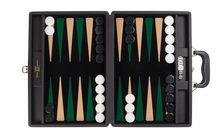 Jogo de Gamão Médio - Cód.MD-20PR/BR - Preto x Verde/Bege