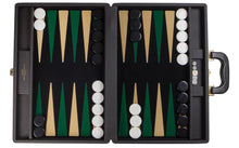 Jogo de Gamão Standard - Cód. ST-20PR/BR - Preto x Verde/Bege